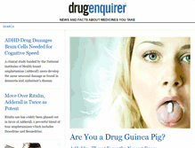 Tablet Screenshot of drugenquirer.com
